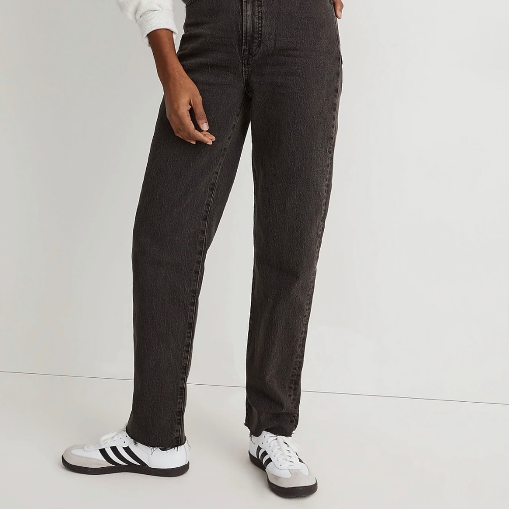 NWT Madewell Petite Perfect Vintage Straight Jean in Lunar Wash